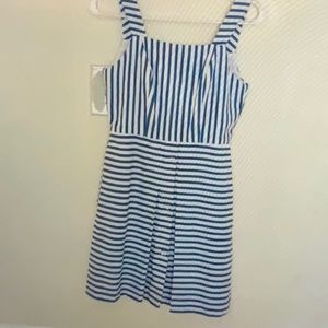 Top Shop Blue and White Dress